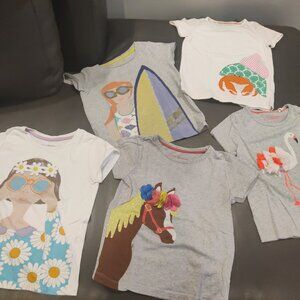 Mini Boden tee lot 3-4 years